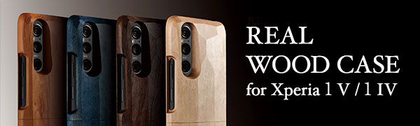 REAL WOOD CASE for Xperia 1 V / 1 IV
